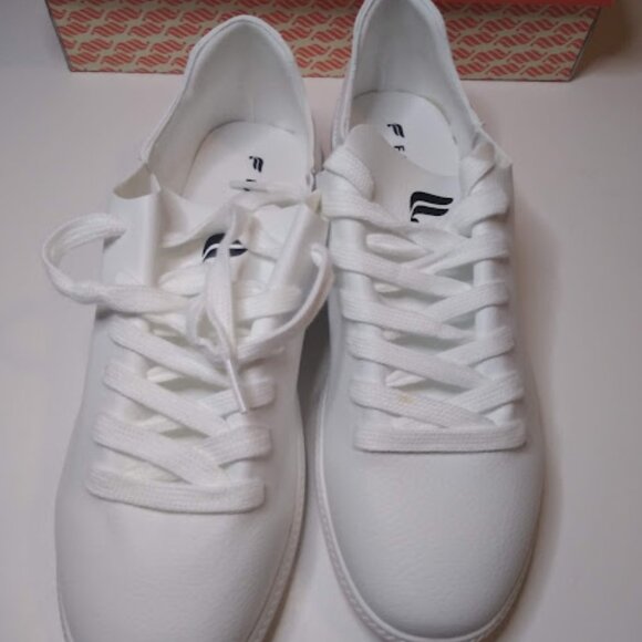 Fabletics White Lace Up Sneaker 8 - Picture 4 of 7